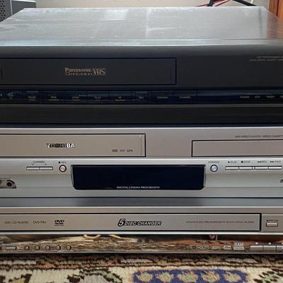 Panasonic and Toshiba VHS/DVD Players and Recorders