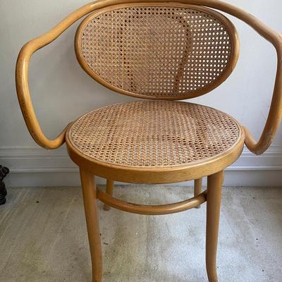Bentwood Cane-Back and Seat Armchair