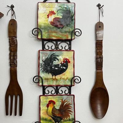 Rooster Wall Art Assortment 