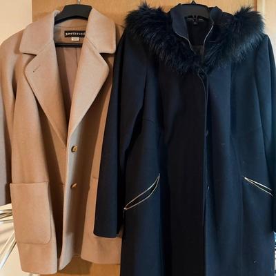 Brown And Black Coat Duo