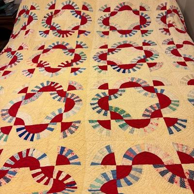 Tattered Antique Quilt