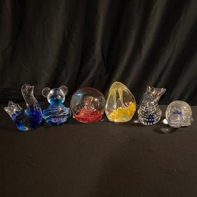 Colorful Glass Animals 