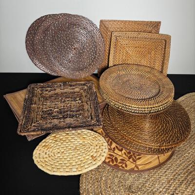 Bamboo And Woven Placemats
