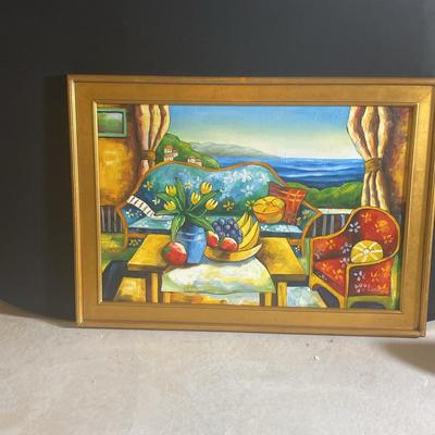 Hand Painted Oils In Canvas By Lucas 