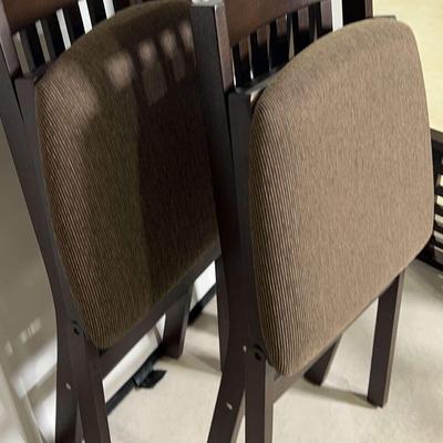 Four Folding Chairs