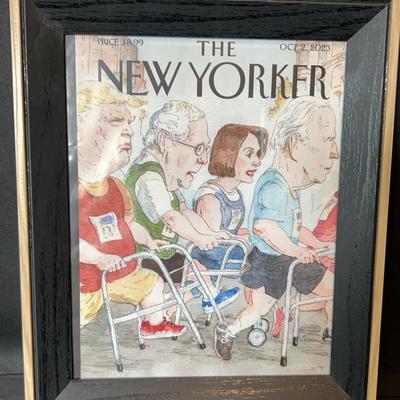 Framed New Yorker Magazine