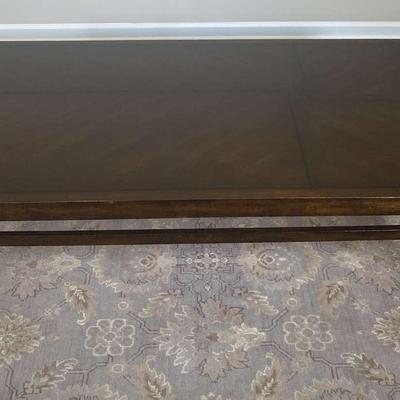 Wood and Metal Coffee Table 