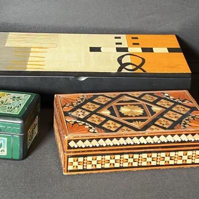 Wooden boxes