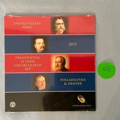 2012 Presidential $1 Unc Set