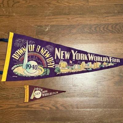 Vintage World's Fair Pennant