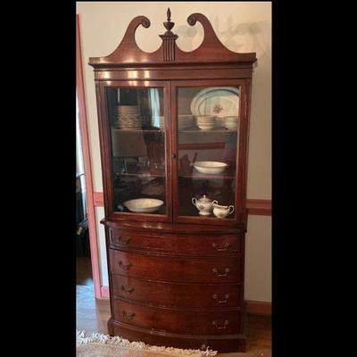 Mahogany China Cabinet