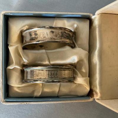 Sterling Silver Napkin Rings