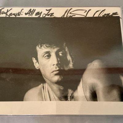 Sylvester Stallone Augtograph
