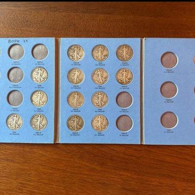 Liberty Standing Half Dollar Folio 