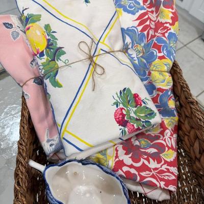 Vintage tablecloths 