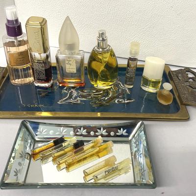 Vintage Perfume, Perfume Bottles, Boudoir Trays