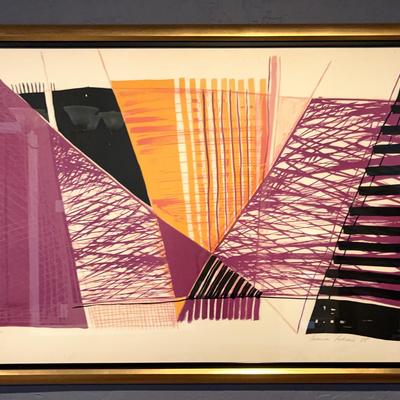 Maria Adair Limited Edition 1988 Lithograph 11/40, Framed