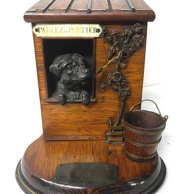 19th Century French Cigar Box- Dog Kennel - Antique | With Reserve 