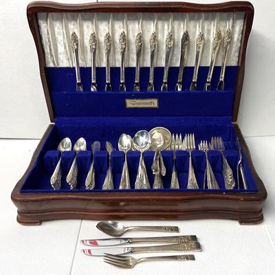 1950s Community “Evening Star” Silver-plated Flatware, Oneida Silver 116 Pcs - Excellent Condition