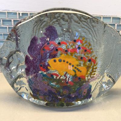 Chris Heilman Art Glass - Coral Reef Series, Signed and Dated 1995