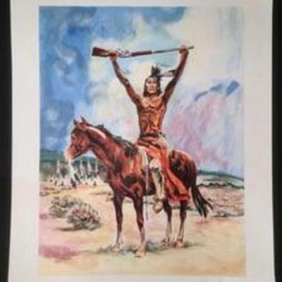 Raising Arms By P. Martin Artist Proof
