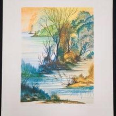 French Landscape By Vitali Orfeo Artist Proof