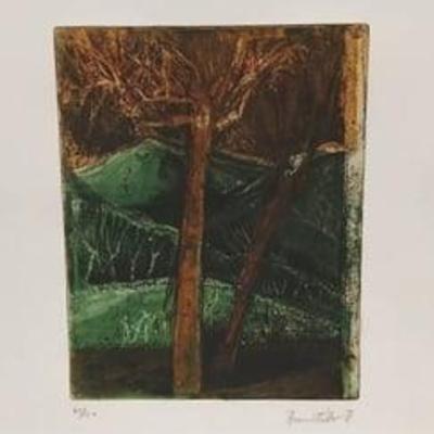 "Night Trees" Signed By Karl Brandstatter 45/120