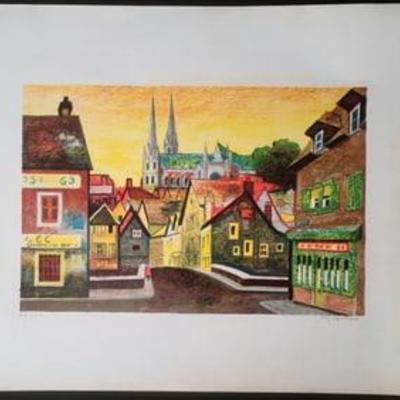 Village at Sunrise By Frederic Lloveras Herrera 162/275