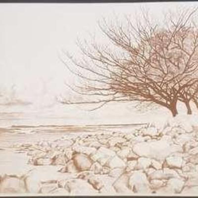 Rocky Shore By Ans Maria