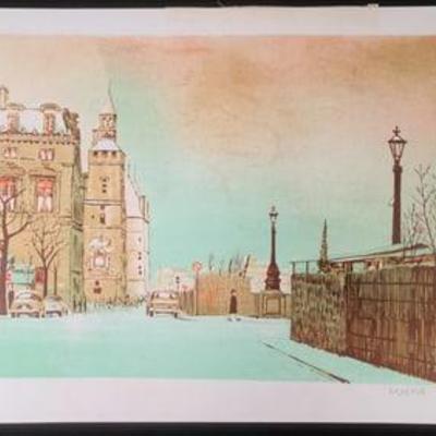 Cityscape Signed By Ardenne 7/15