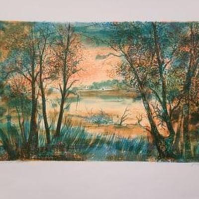Early Dawn By Joseph Puigmarti Valls Artist Proof