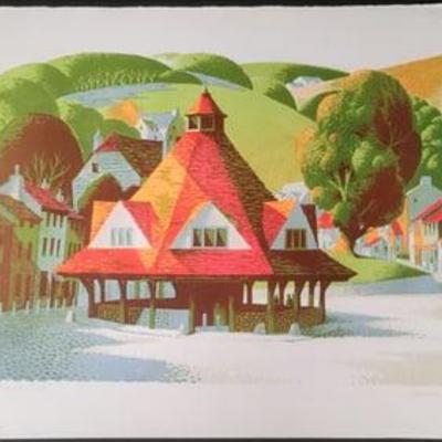 Theater in the Round by Reginald Lander Artist Proof