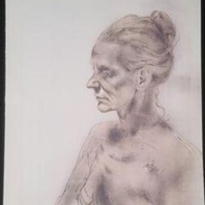 Woman's Profile by Don De Mauro Artist Proof