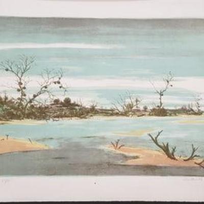Moody Landscape By Albert Drachkovitch 73/275