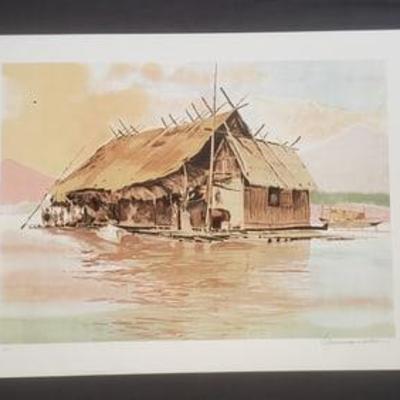 Fishing Hut By Artist Unknown Artist Proof