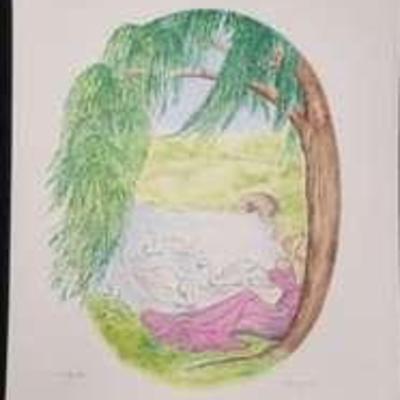 Swan Lake By Claire Branagan 15/30 Artist Proof