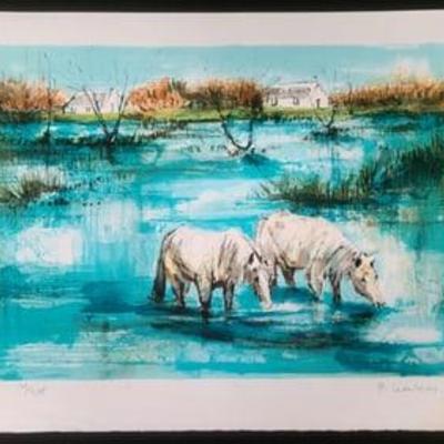 Horses Signed by P. Letllier 172/275