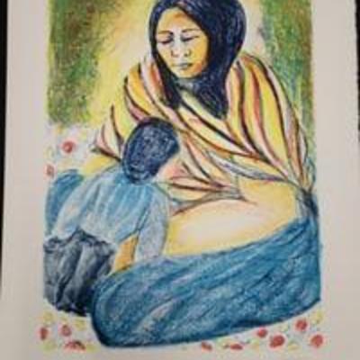 Mother with Child By Igal