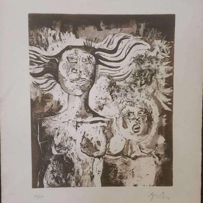 Frantic Moment Signed by Osvaldo Romberg 49/50