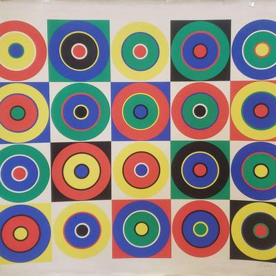 Extra Large Litho Abstract Signed by Marty Stevens 144/200