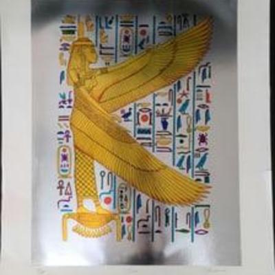 "Isis" Metallic Print by S. Newman 9/285