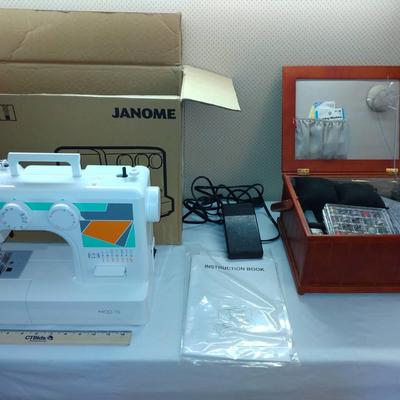 Janome Sewing Machine Model 508A And Sewing Accessories