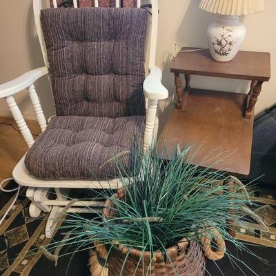 Glider Chair & End Table