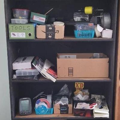 Shelf With Fishing Supplies