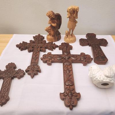 Crosses And Religious Figurines 