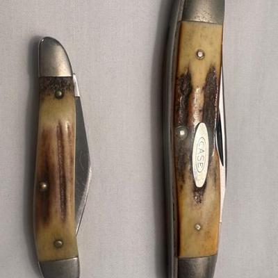 Case Pocket Knife And Smaller Pocket Knife 