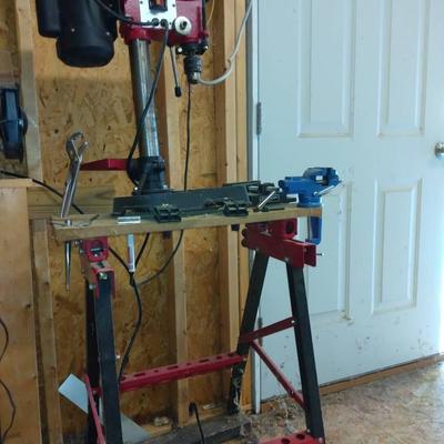 5 Speed Drill Press With Work Table