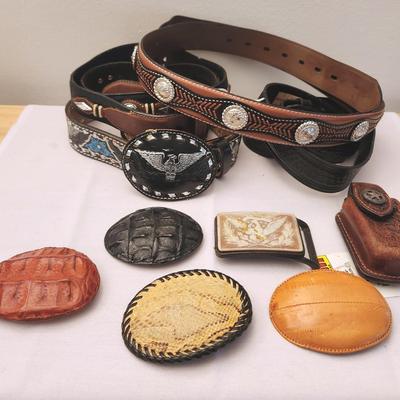 Leather Belt Buckles And Belts