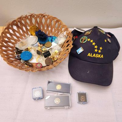 Pins, Tokens And Buttons