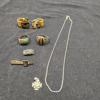 Silver Rings, Pendant, Necklace And Nore